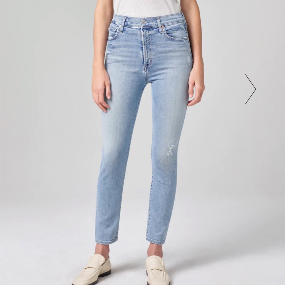 Citizens of Humanity Olivia High Rise Slim 24 light wash